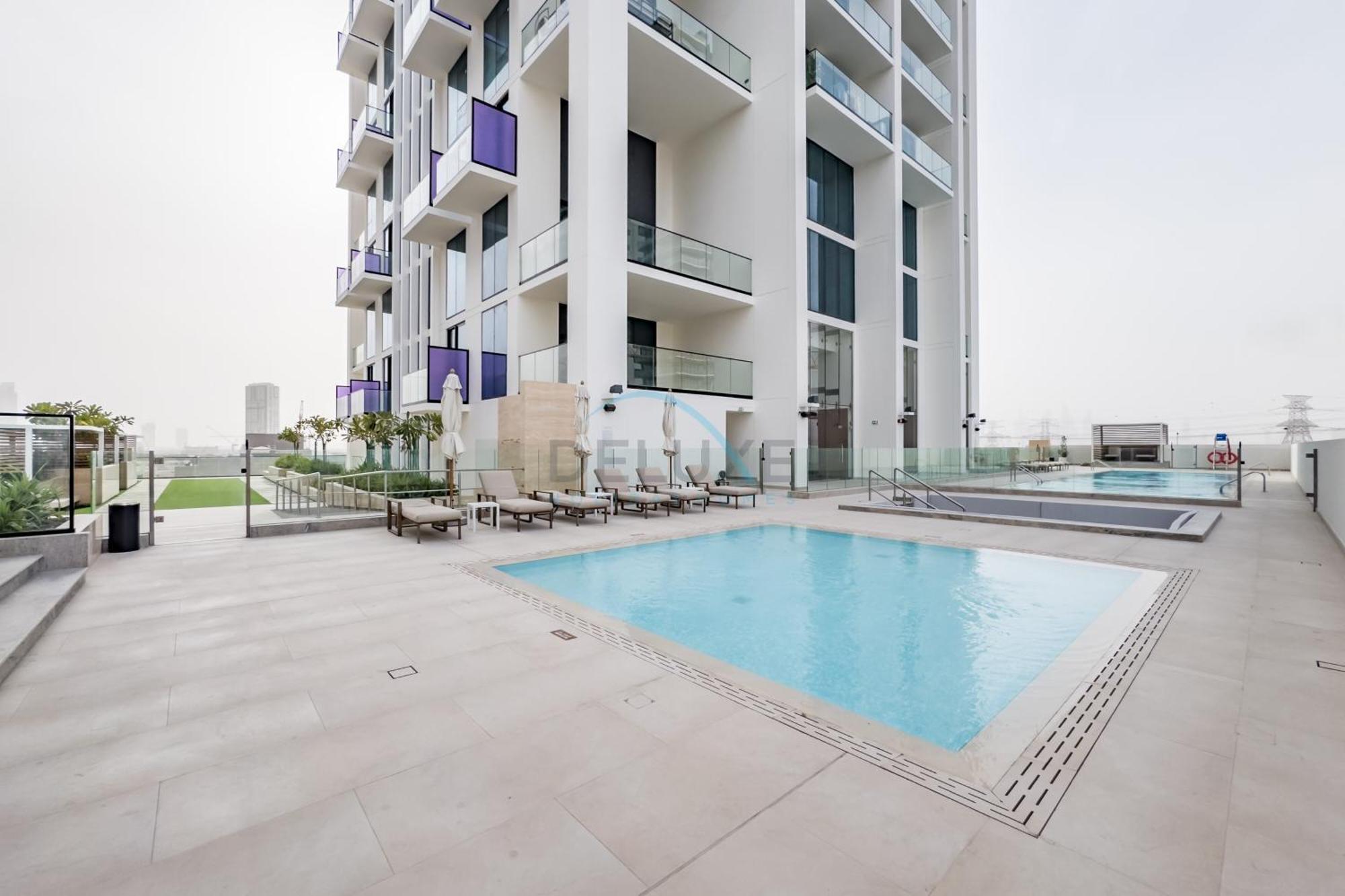 Views 1br With Private Balcony, Binghatti House, Jumeirah Village Circle By Deluxe Homes