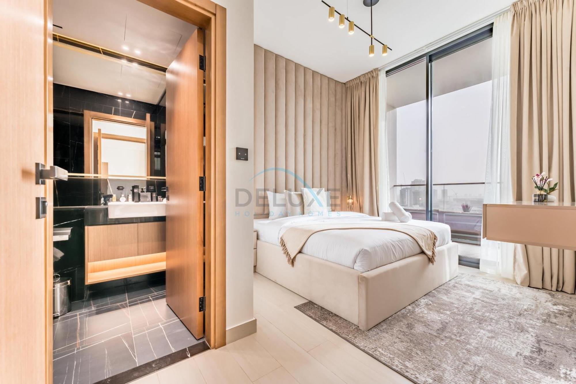 Appartement Views 1br With Private Balcony, Binghatti House, Jumeirah Village Circle By Deluxe Homes *