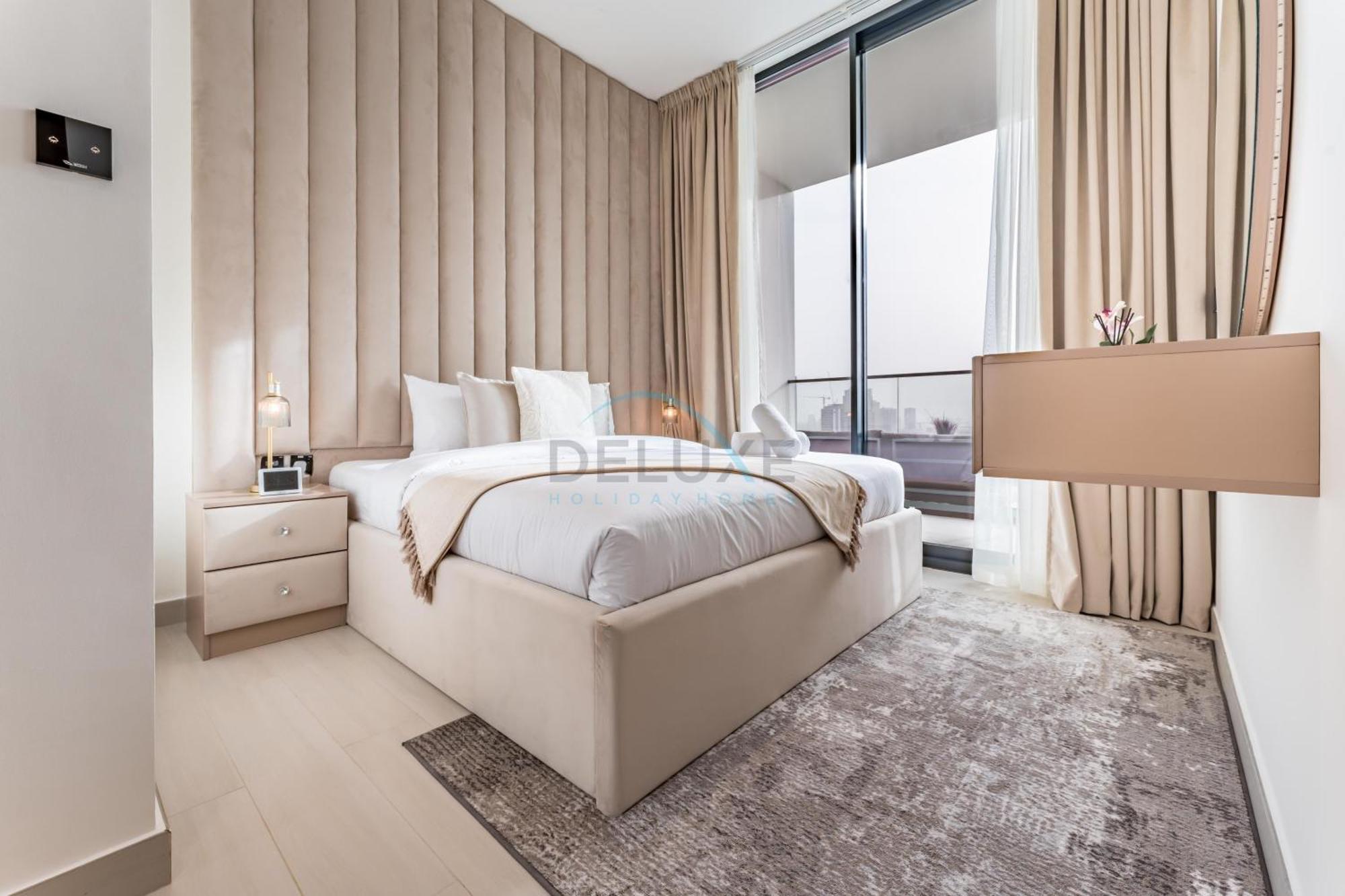 Views 1br With Private Balcony, Binghatti House, Jumeirah Village Circle By Deluxe Homes Apartment Dubai