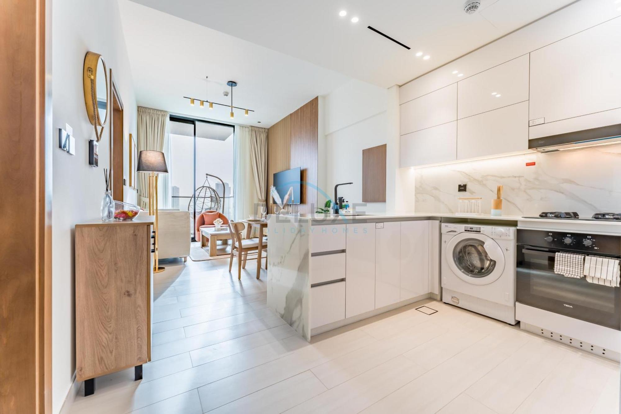 Apartment Views 1br With Private Balcony, Binghatti House, Jumeirah Village Circle By Deluxe Homes