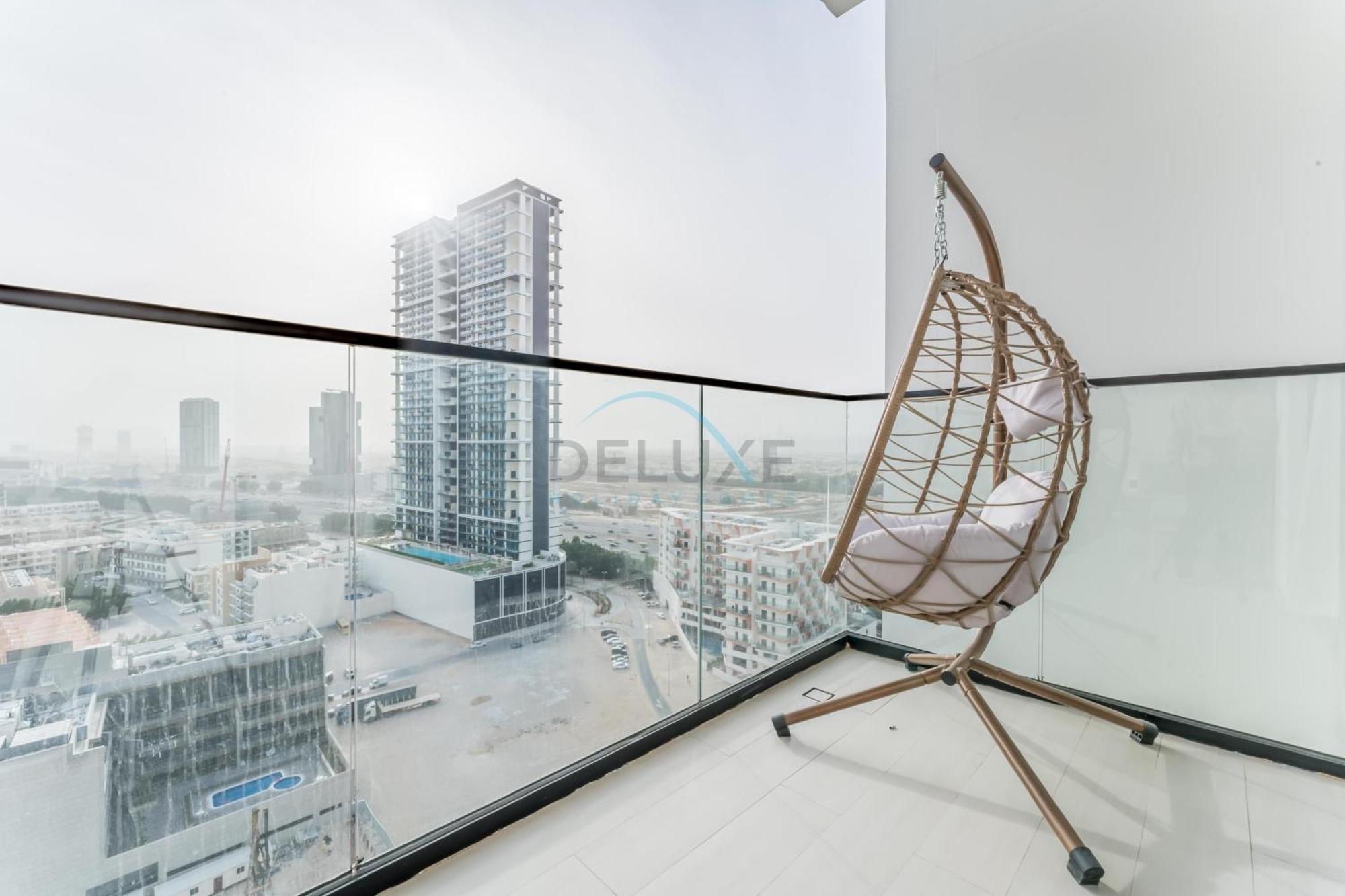 Views 1br With Private Balcony, Binghatti House, Jumeirah Village Circle By Deluxe Homes * Dubai