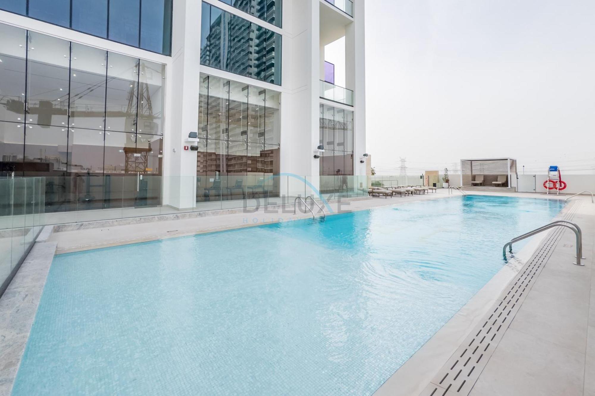 Views 1br With Private Balcony, Binghatti House, Jumeirah Village Circle By Deluxe Homes * Dubai